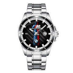 BMW M Performance Heritage Stripe M3 Steel Wrist Watch for Lovers
