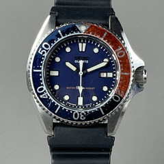 SEIKO Water 150M Resist Vintage Diver Watch 33mm Quartz Unisex 2625-001B
