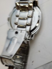 Kenneth Cole Unlisted Watch – UL1128 S60 , chrome band,,working , see pictures