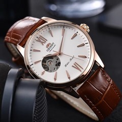 Orient Watch Bambino Classic Men Luxury Gift Automatic Mechanical Leather Strap