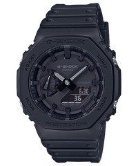 Casio G-Shock GA-2100-1A1 CARBON CORE AnaDigi World Time Mens Black Watch New