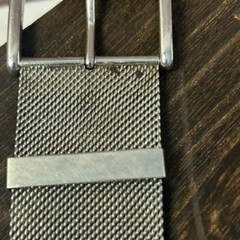 DKNY Watch Womens Square Silver Stainless Steel Milanese Mesh Analog – Untested
