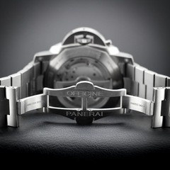 LTD ED Panerai Luminor 1950 Marina Titanium Harrods Green PAM00693 Complete Set