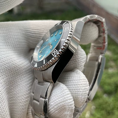 Steeldive SD1953 Tiffany Cyan Blue Sub 300M Automatic Dive Watch Sapphire NH35