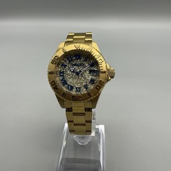 Invicta Angel Womens Watch 34mm Glitter Gold Tone Stainless New Battery 6.75″