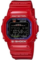 Unused CASIO G-SHOCK G-LIDE GWX-5600C-4JF Red Black Blue Men’s Watch in Box