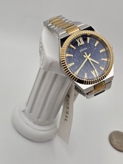 Unique Stone Dial Fossil Scarlette Unisex Analog Watch Twotone Stainless ES🔥👀