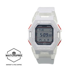 Casio G-Shock Bluetooth® Step Tracker Dual Time Grey Resin Band Watch GD-B500S-8
