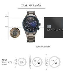 Titan Stellar Regalia Protostar Blue Dial Grey Steel Automatic Mens Watch