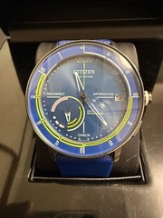 Citizen Eco-Drive Riiiver Bluetooth Solar Blue Dial Men’s Watch BZ1041