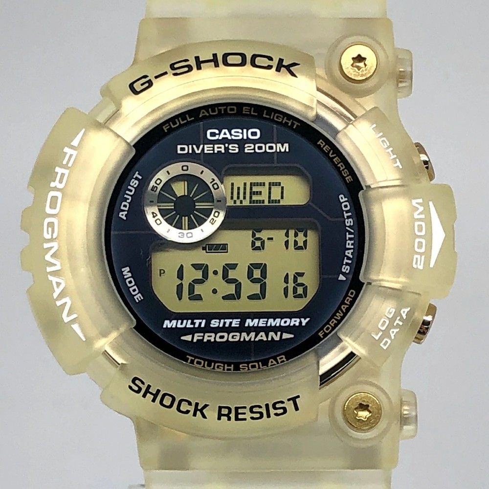 G SHOCK G Shock CASIO Watch GW 225E 7 25th ANNIVERSARY FROGMAN Glorious Gold G S
