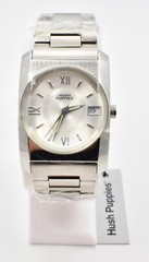 Hush Puppies HP.3217M.1506 Men’s Watch Tank Quartz Steel Date NOS w/ Box