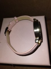 Kohl’s Pink/Gold Rhinestone Wrist Watch For Women