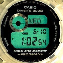 G SHOCK G Shock CASIO Watch GW 225E 7 25th ANNIVERSARY FROGMAN Glorious Gold G S