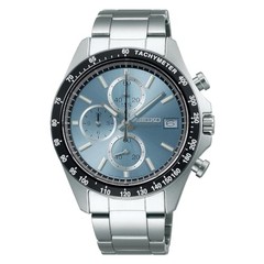 Seiko Spirit SBTR029 Chronograph Blue Dial Stainless Steel Men’s Watch in Box