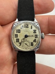VINTAGE 1930’s ELGIN USA Military Wrist Watch 7 Jewels FULLY SERVICED