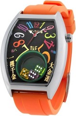 Frank Miura King Macau Gamble Watch Limited edition black orange New
