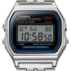 Casio A159WA-N1JH Made in Japan Vintage Digital Watch NEW Box Retro Alarm Chrono
