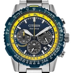 NEW Citizen Promaster Sky Navihawk Blue Angels Chrono Sapphire Watch…