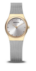 Bering Women’s Silver/Gold Round Face Watch 12924-001