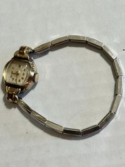 Vintage Milber 17 Jewels Ladies Manual Wind Watch Runs Speidel Band