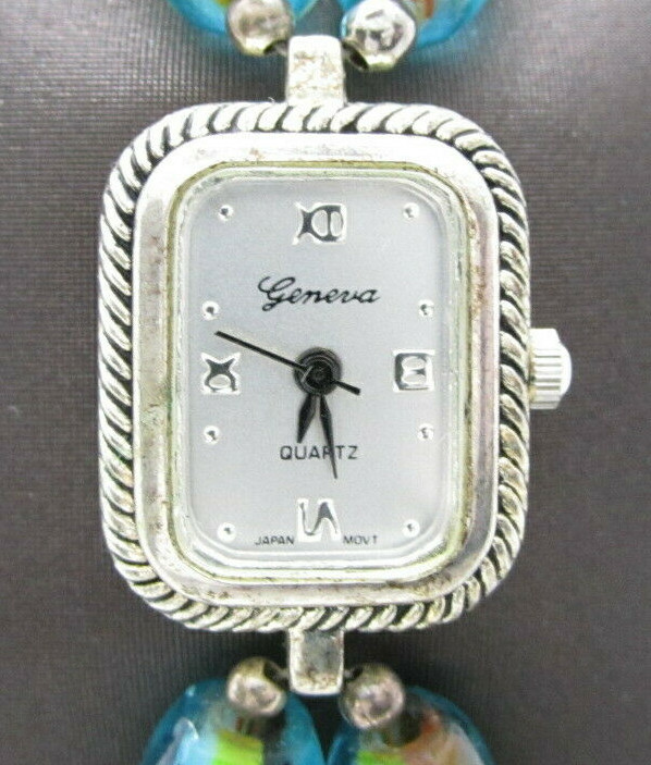 Women’s Geneva Water Resistant Analog 20mm Dial Watch (D163)