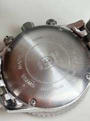 CX Swiss Military Airforce I Orange Dial Sapphire Men’s Chronograph Watch 41mm