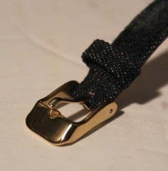 The Bradford Exchange “Forever In Blue” Denim Ladies Watch