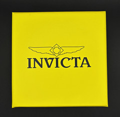 Invicta Akula 48mm Blue Dial Quartz Date 100m Silver Case Blue Rubber Box