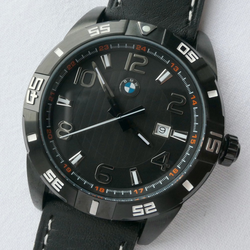 BMW Classic Collection Driver Pilot Design Sport Car Accessory Swiss Movt Watch