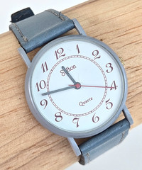 Vintage Sutton 30-5035 Swiss Gray Quartz Ladies Watch New Battery