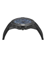 Plein Sport Mens Black 44mm Strap Fashion Watch