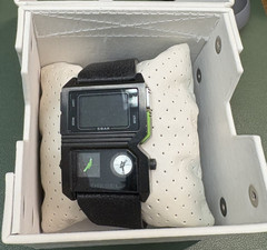 White Diesel DZ 7173 Digital and Analog Green and Black Watch With Box & Pillow