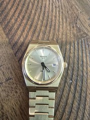 PRX 35MM Gold Quartz -swiss made Second Hand Delete.