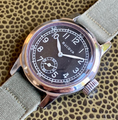 1940s Bulova ORD. DEPT. 10AK US Military Issued WWII Watch #2