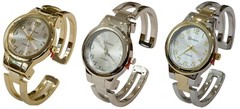 Blekon Collections Japanese Quartz Women’s 31mm Case Metal Bangle Cuff Watch