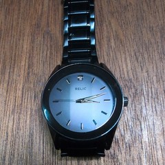 Relic by Fossil Men’s Rylan ZR77271 Black Analog Dial Quartz Watch