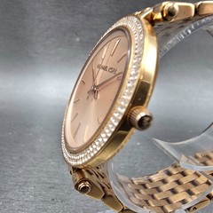 Michael Kors Darci Watch Women 39mm Pink Dial Rose Gold Tone MK-3192 New Batt JK