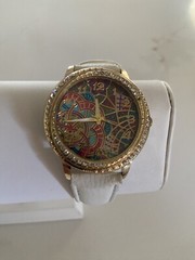 Kaleidoscope Watch Ladies New Battery Works Great Take A Look Nice Watch Gold