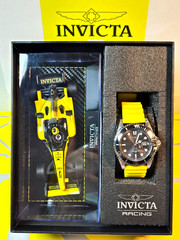Invicta Special Edition Replica Racing Car w/ Invicta 43mm (50259) Watch Bundle