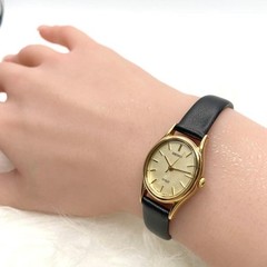 SEIKO SPIRIT Oval Watch 4N21 5200
