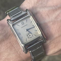 Girard-Perregaux Art Deco gondolo Watch fleur rectangle case manual wind Swiss