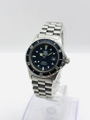 [Exc+5] TAG Heuer 2000 Professional 973.015 Quartz Date Black Dial Women’s Watch