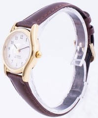 Casio LTP-1094Q-7B9 White Dial Leather Strap Quartz Dress Women’s Ladies Watch