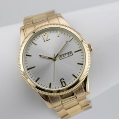 FMD FMDXGE006 Three-Hand Quartz Analog Men’s Watch Sz. 8 1/4″ New Battery