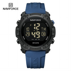 Naviforce 7104 Luxury Men Fashion Watch Water Resistant Wristwatches Silicone St