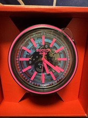 NEW🚨 Swatch BLUE TASTE Solar Spectrum SO27B111 Big Bold 47mm Watch