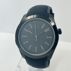 Movado BOLD Motion Men’s Black Steel 44mm Swiss Hybrid Watch 3660002 TIME ONLY