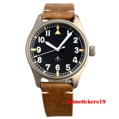 Tandorio Titanium 39mm Automatic Men’s Pilot Watch Sapphire NH35A PT5000 20Bar