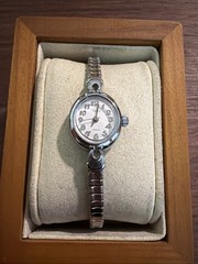 Women’s Sliver Tone Danity Vintage Timex Sliver Tone Watch Working